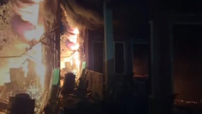 Kebakaran Dahsyat Landa Gowa, Rumah dan Bengkel Mebel Ludes Dilalap Api