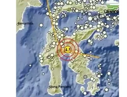 Gempa Magnitudo 4,5 Guncang Luwu Timur Sulsel